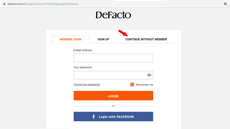 (Defacto) دیفاکتو