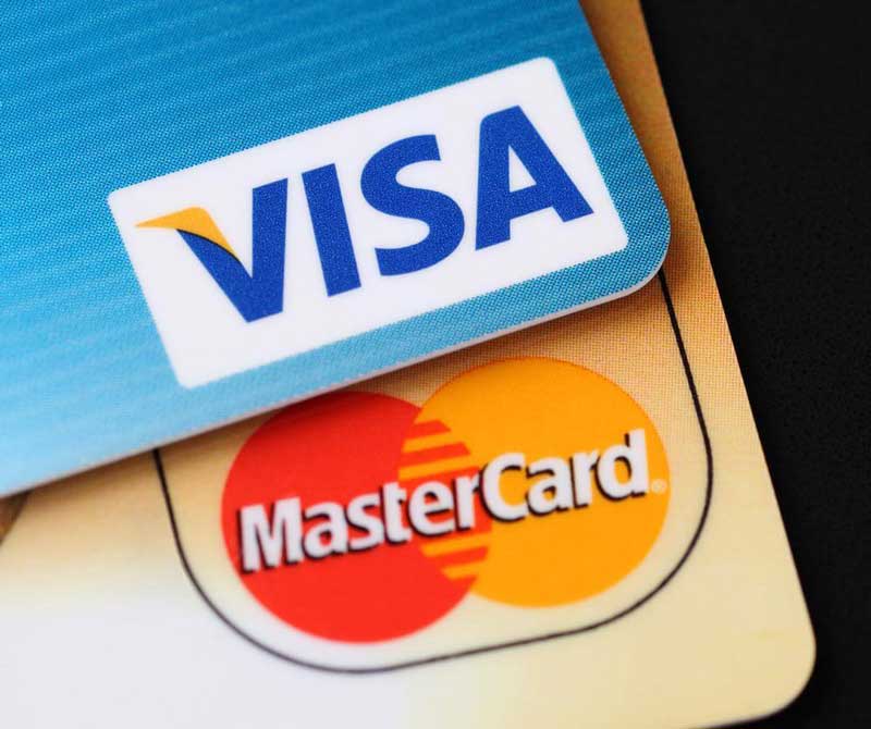 کارت‌های بین‌المللی (Visa/Master/AmEx)
