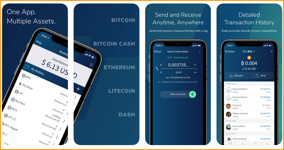 کیف پول بیت کوین برای ios