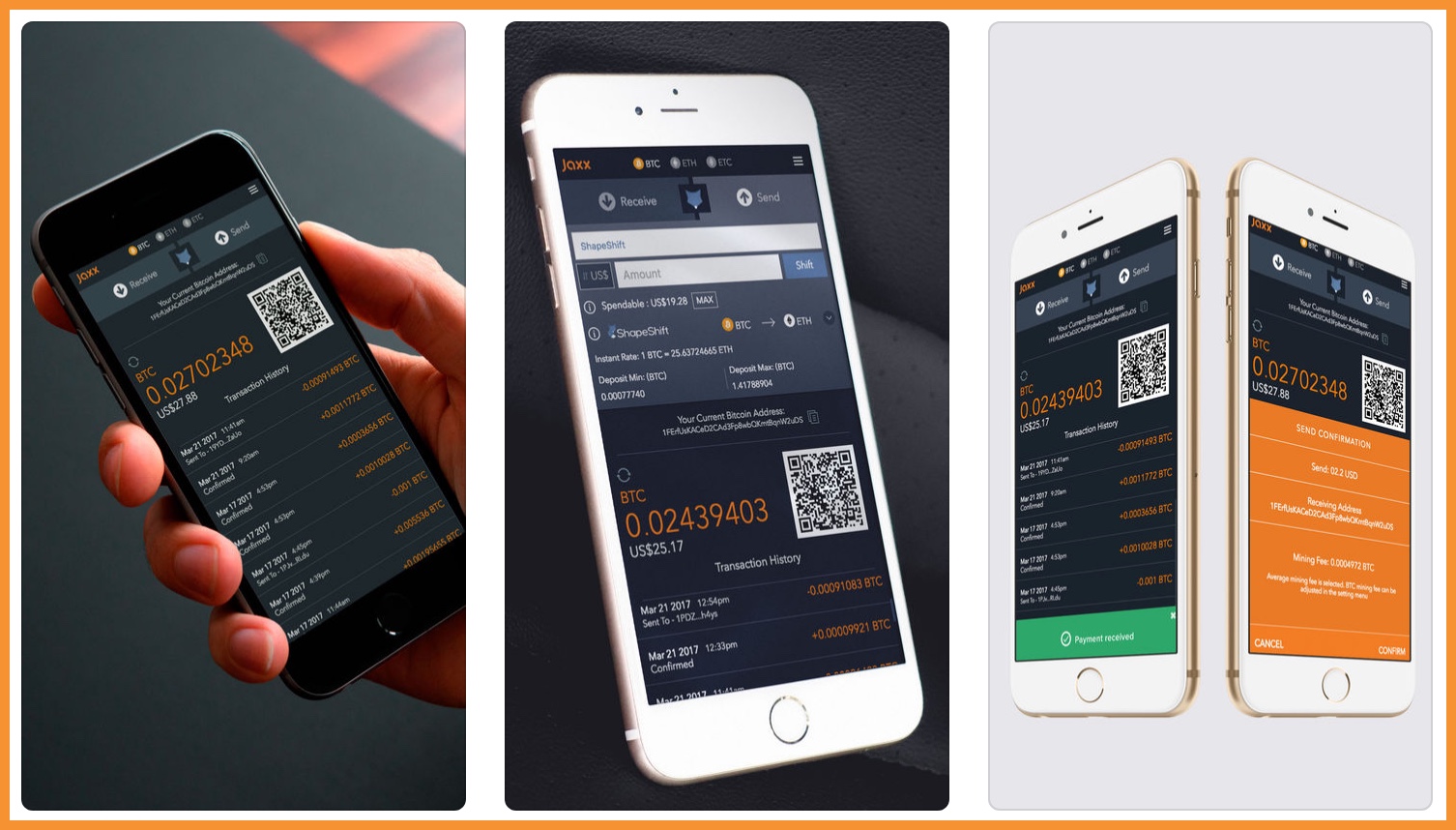 کیف پول بیت کوین برای ios