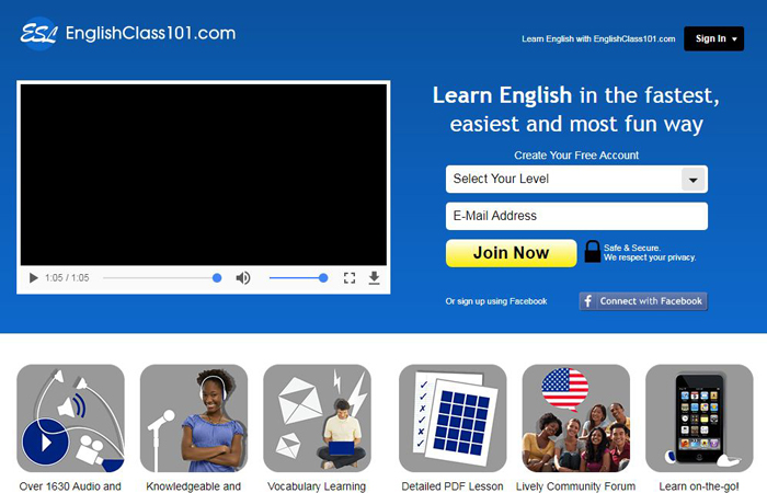 سایت englishclass101