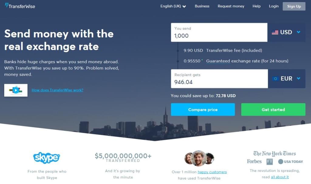 TransferWise؛ جایگزین پی پال