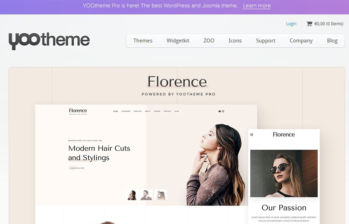 سایت yootheme